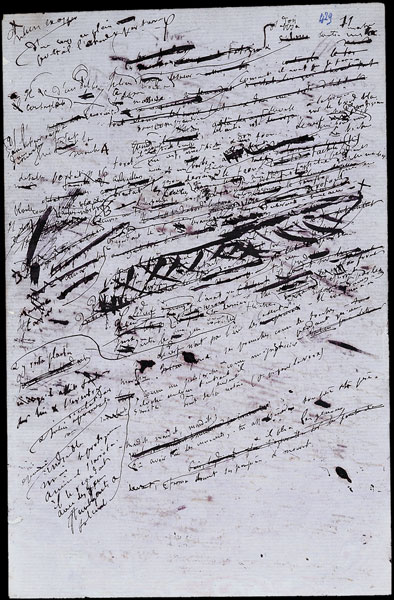 gustave flaubert extrait de manuscrit